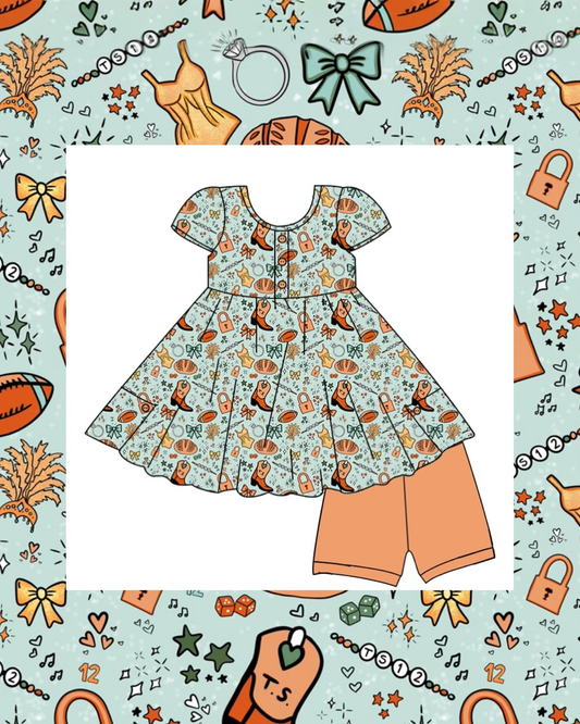 pre order TS12 shorts set