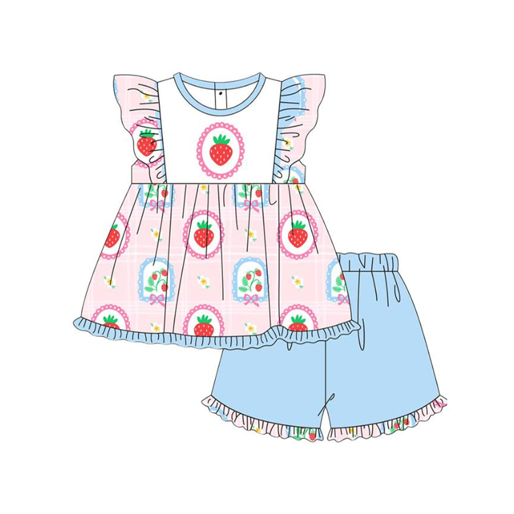 pre order strawberry shorts set