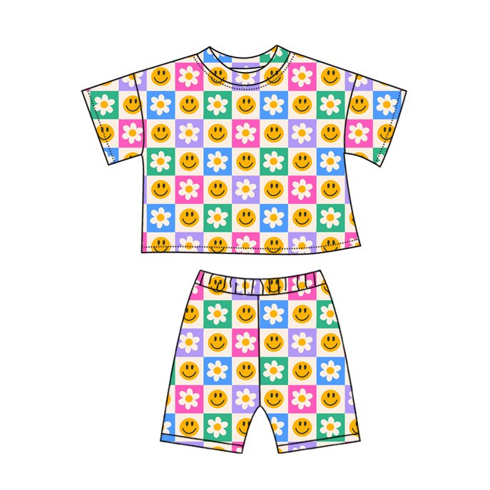 pre order girl bike shorts set