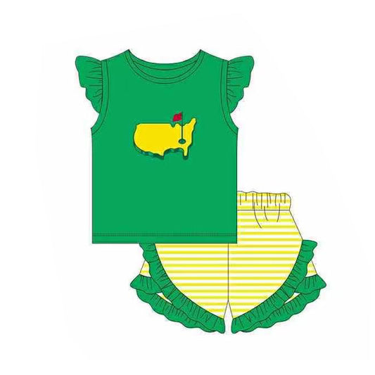 pre order golf girl shorts set