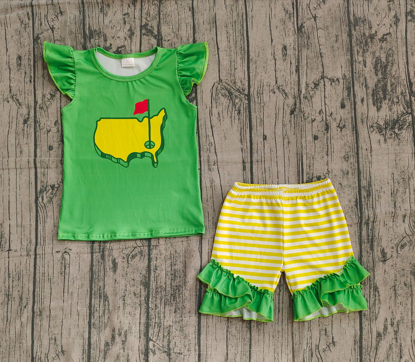 pre order golf girl shorts set