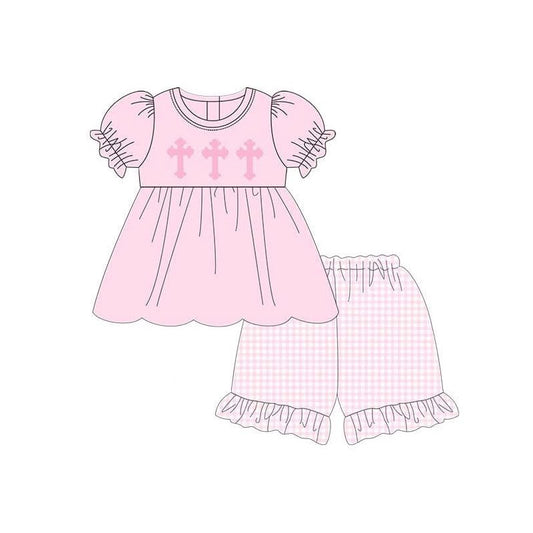 pre order easter baby girl shorts set