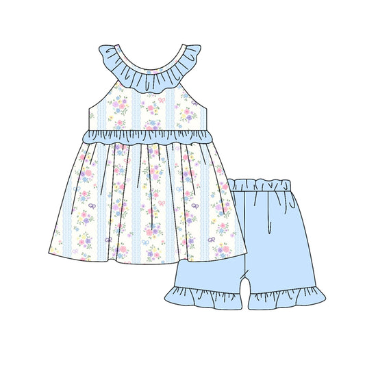 pre order daisy flower girl shorts set