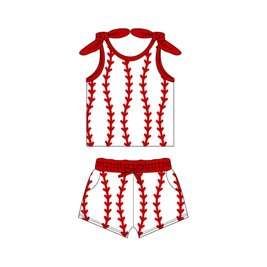 pre order baseball girl shorts set