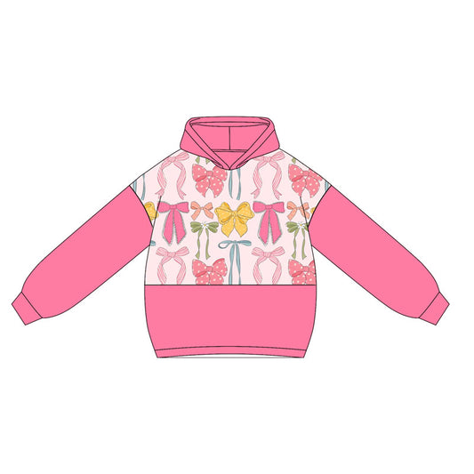 Pre order long sleeve bow coquette hoodies