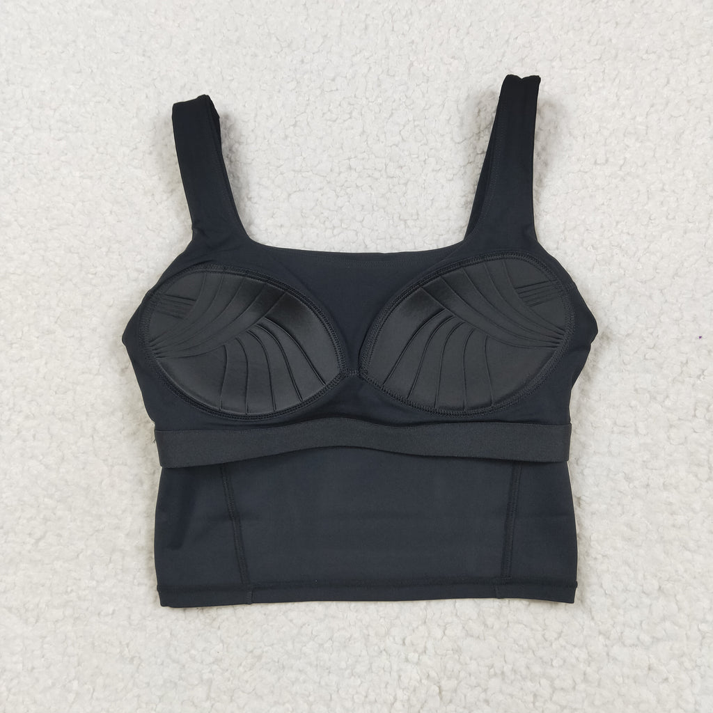 GT1055 USA Warehouse Adult women mauve bra crop top yoga sports vest