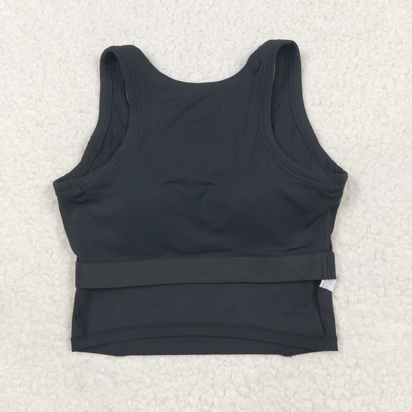 GT1055 USA Warehouse solid racerback sports bra chest padded top womens activewear
