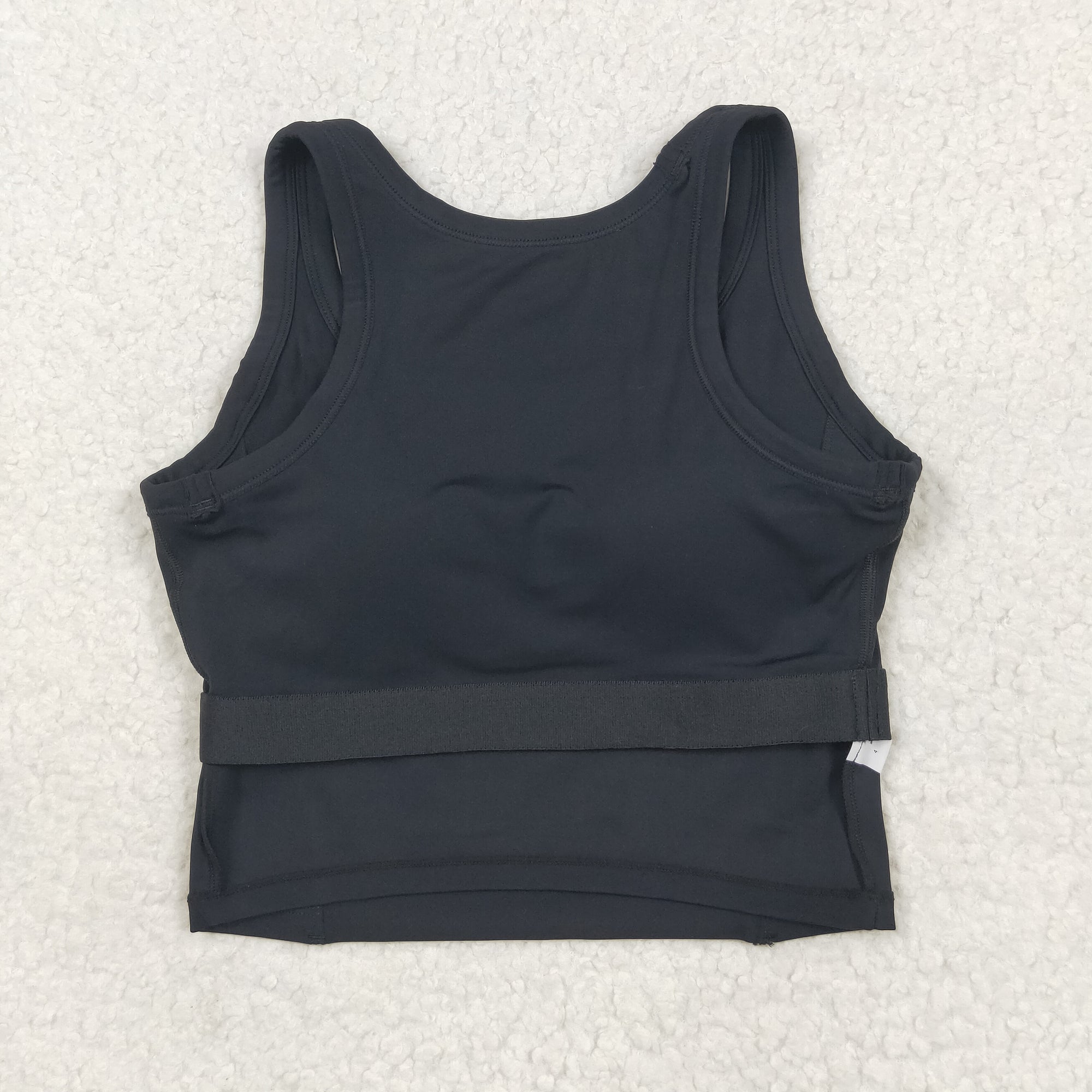 GT1055 USA Warehouse solid racerback sports bra chest padded top womens activewear