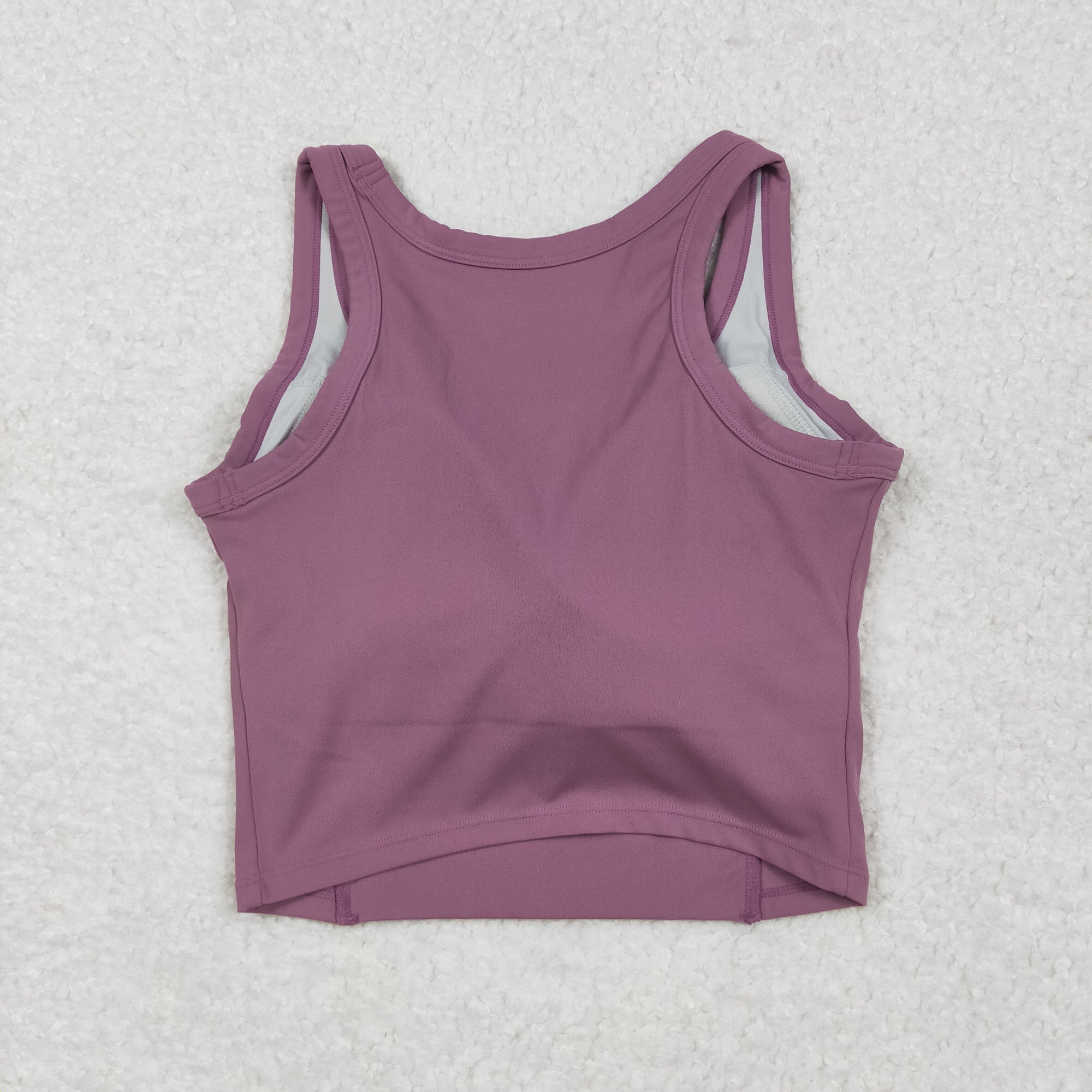 GT1055 USA Warehouse solid racerback sports bra chest padded top womens activewear