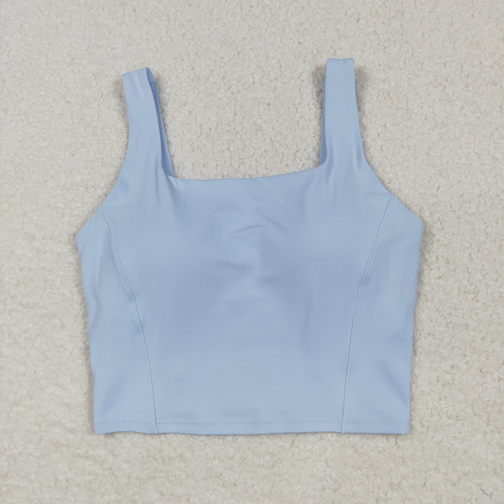 GT1055 USA Warehouse Adult women mauve bra crop top yoga sports vest