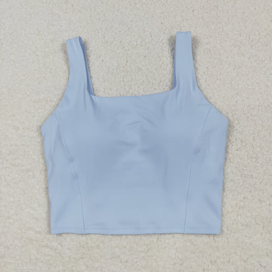 GT1055 USA Warehouse Adult women mauve bra crop top yoga sports vest