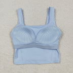 GT1055 USA Warehouse Adult women mauve bra crop top yoga sports vest