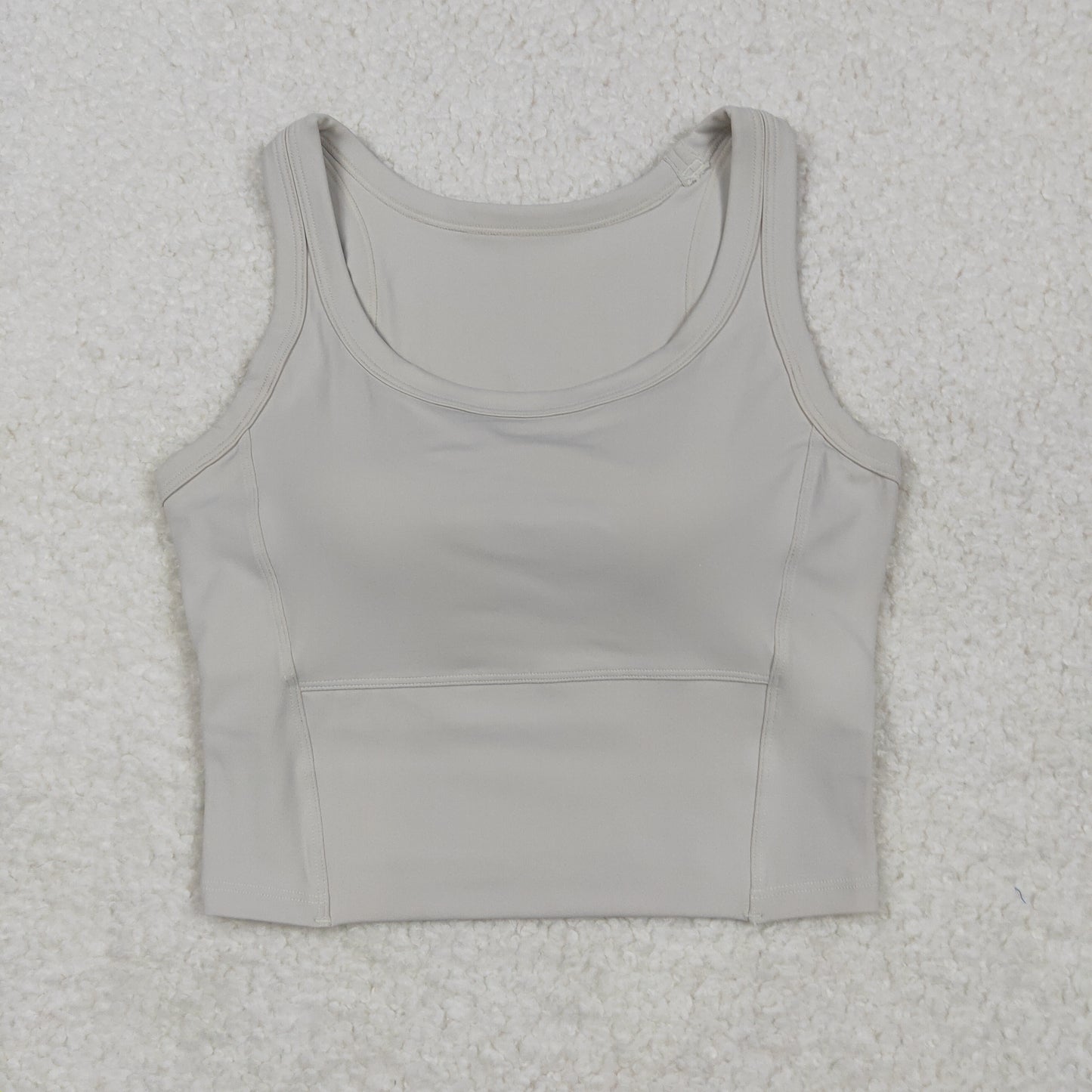 GT1055 USA Warehouse solid racerback sports bra chest padded top womens activewear