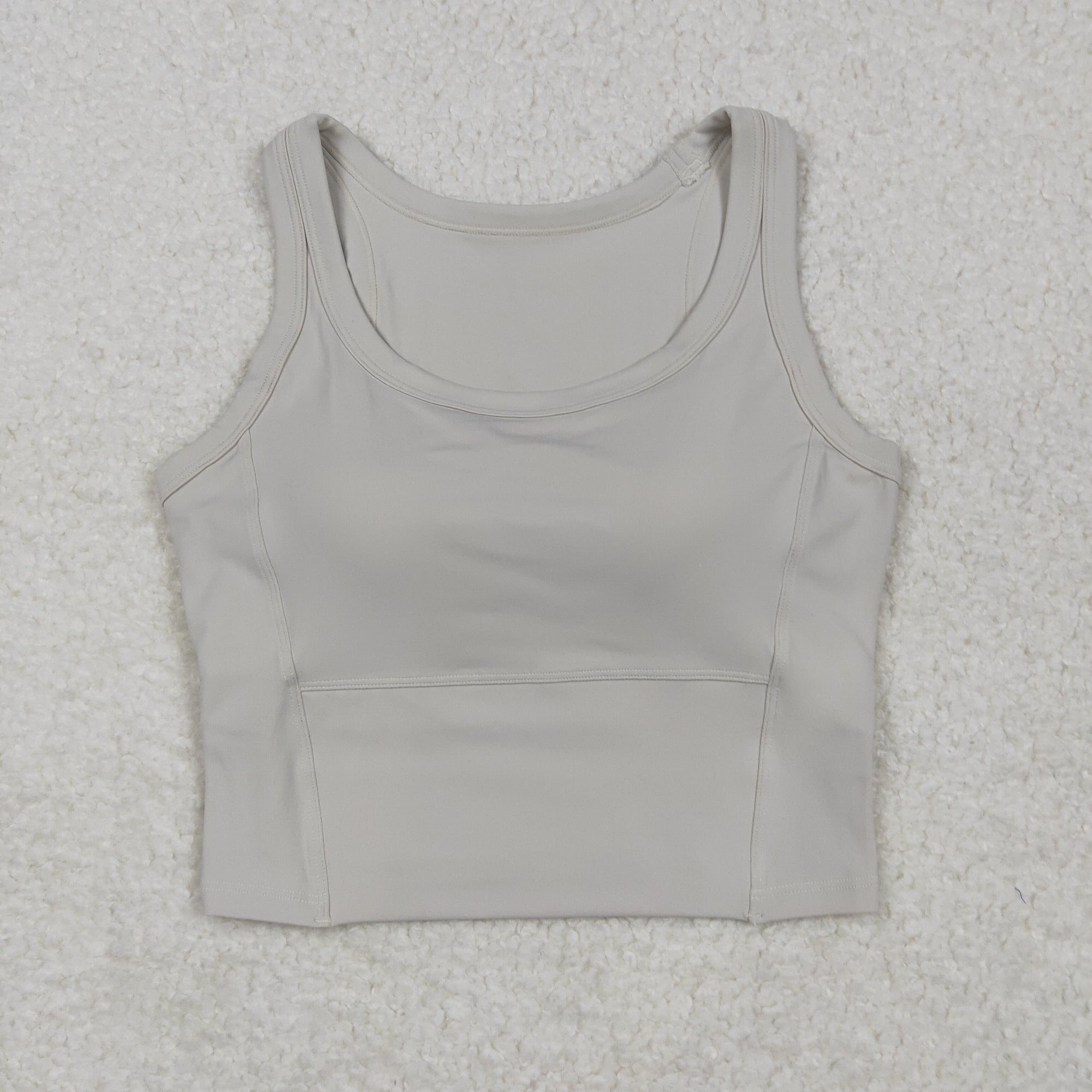 GT1055 USA Warehouse solid racerback sports bra chest padded top womens activewear