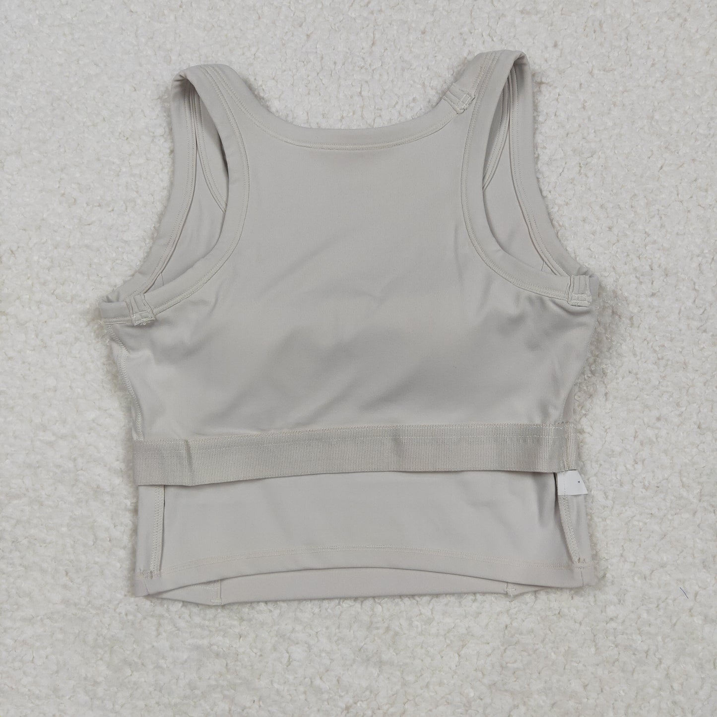 GT1055 USA Warehouse solid racerback sports bra chest padded top womens activewear