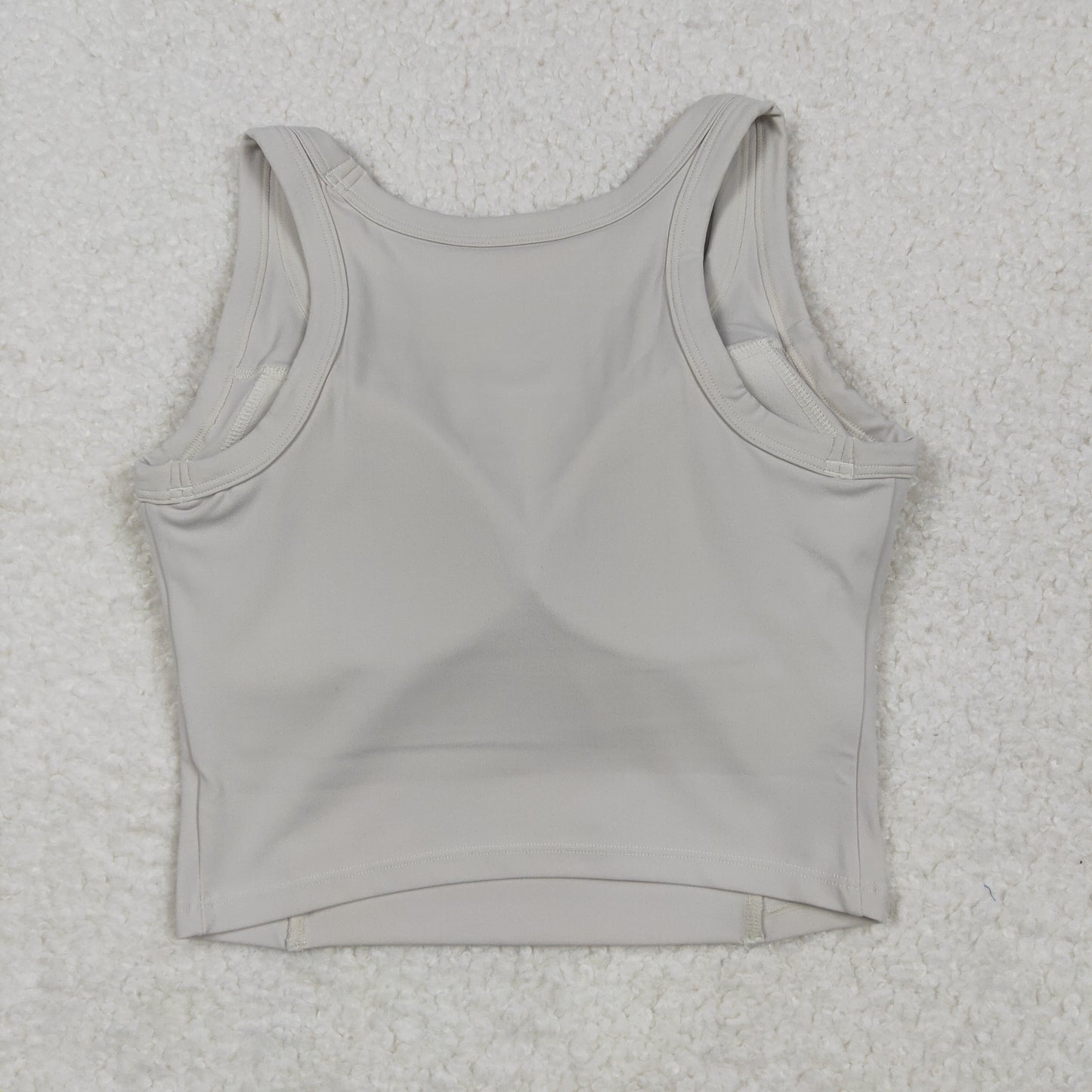 GT1055 USA Warehouse solid racerback sports bra chest padded top womens activewear