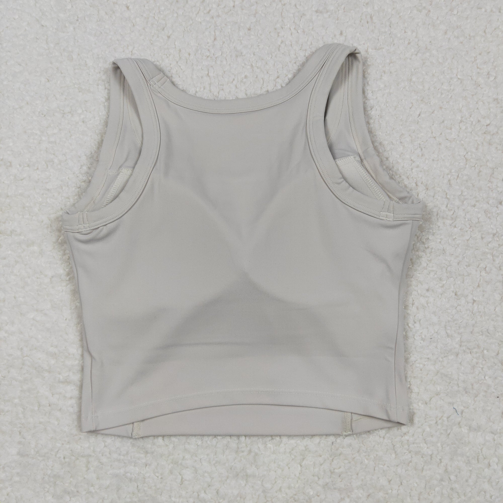 GT1055 USA Warehouse solid racerback sports bra chest padded top womens activewear
