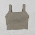 GT1055 USA Warehouse Adult women mauve bra crop top yoga sports vest