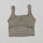 GT1055 USA Warehouse Adult women mauve bra crop top yoga sports vest