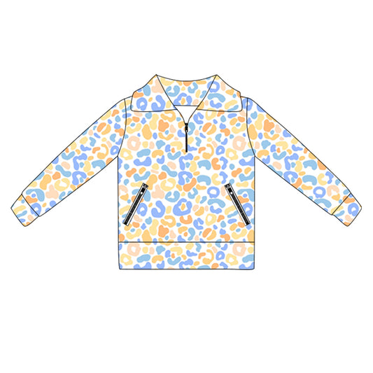 pre order baby girl long sleeve zipper pullover