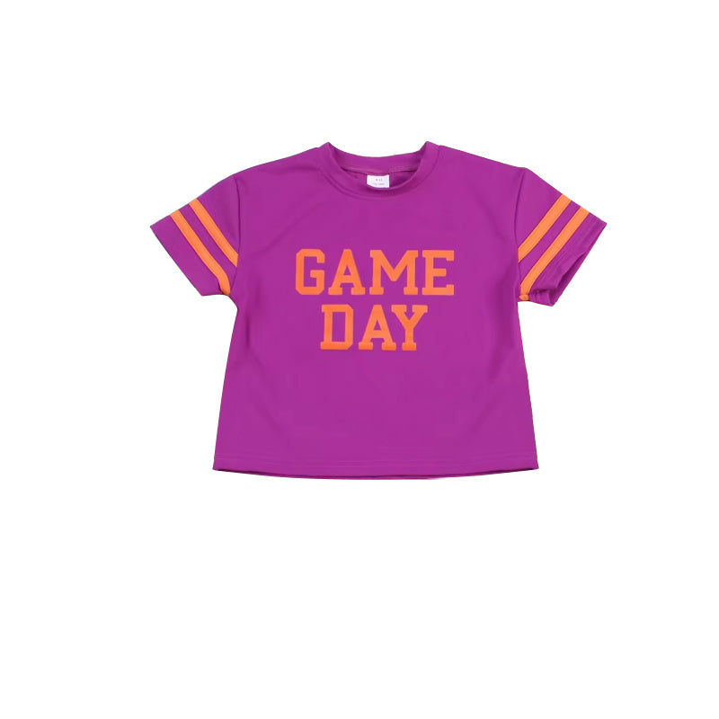 pre order little girl game day t-shirt
