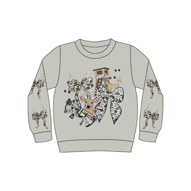 Pre order camo coquette hunting pullover