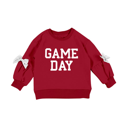 Pre order game day pullover sweatershirt maroon
