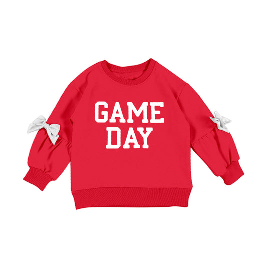 Pre order game day pullover sweatershirt red