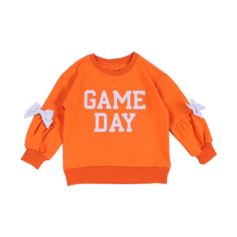Pre order game day pullover sweatershirt orange