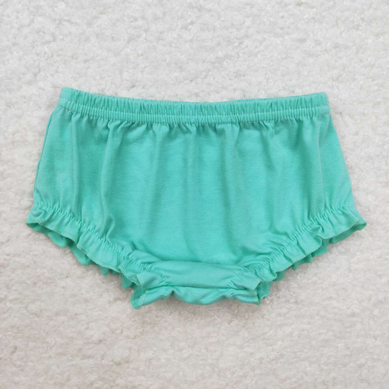 mint cotton bloomer baby underwear