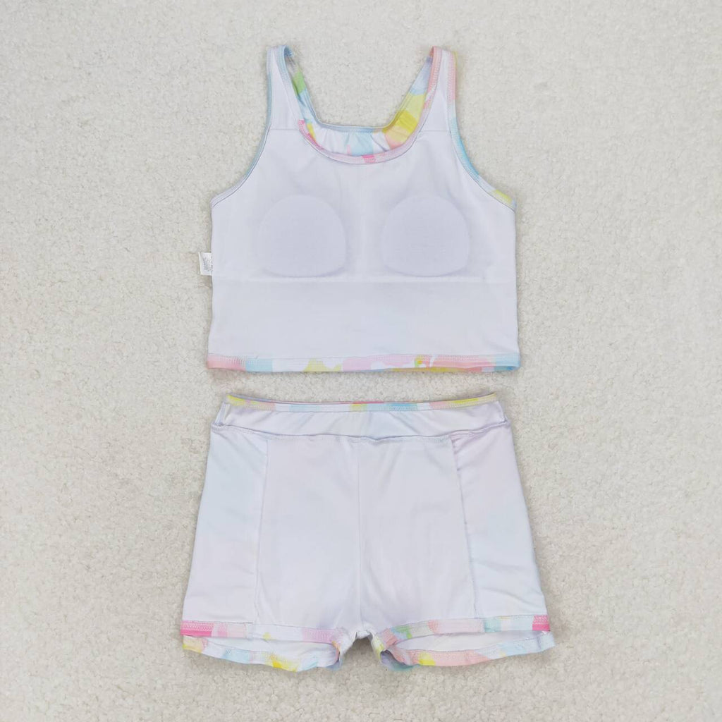 tie dye skort girls swimsuit
