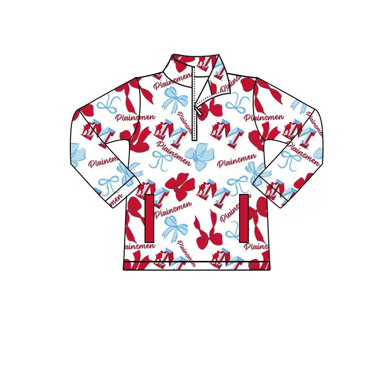 MOQ 8 TAT 6-7 weeks team baby girl zip pullover