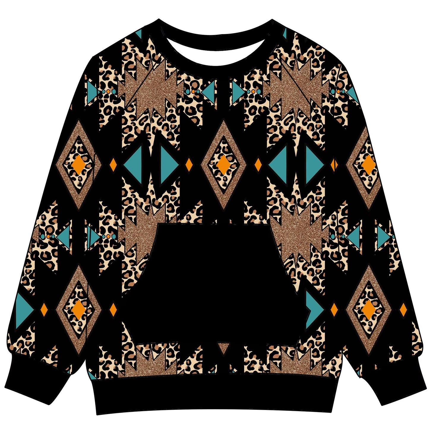 MOQ 8 TAT 6-8 weeks aztec kids pullover