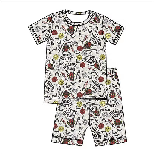 TAT 6-7 weeks MOQ 5 hellfire club shorts set