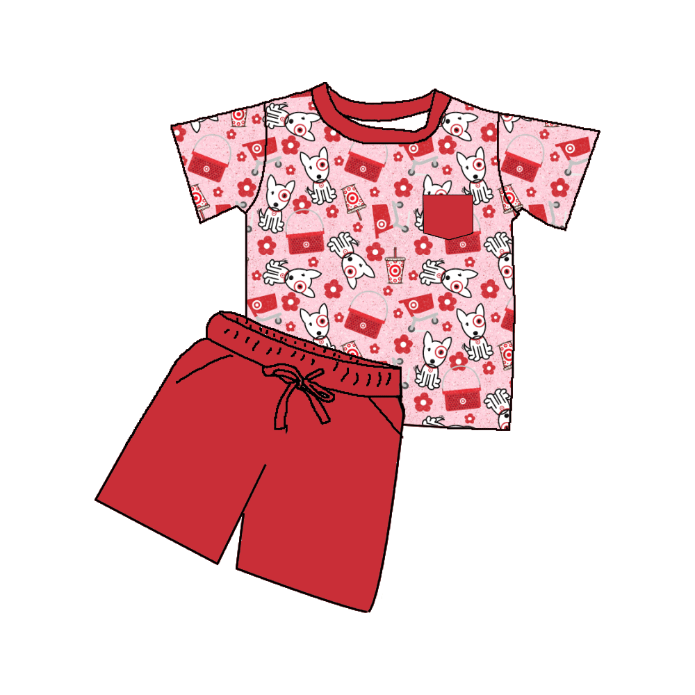 TAT 6-7 weeks MOQ 5 Target Boy Short Set