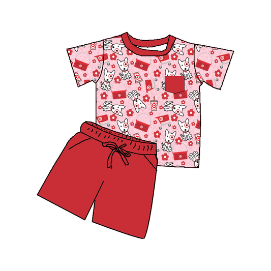 TAT 6-7 weeks MOQ 5 Target Boy Short Set