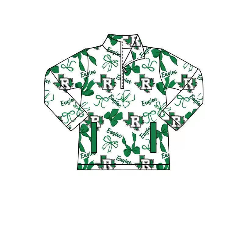 MOQ 8 TAT 6-7 weeks team baby girl zip pullover