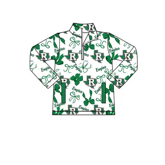 MOQ 8 TAT 6-7 weeks team baby girl zip pullover