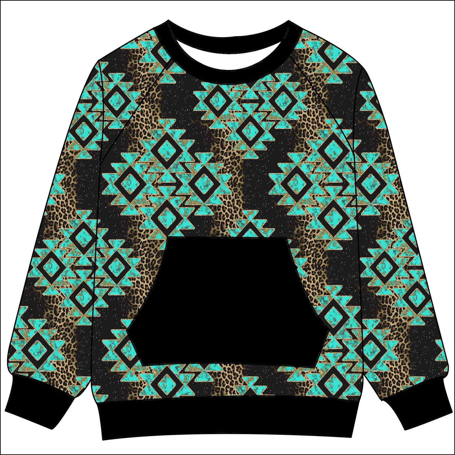 MOQ 8 TAT 6-8 weeks aztec kids pullover