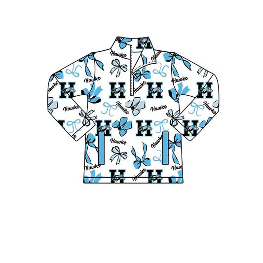 MOQ 8 TAT 6-7 weeks team baby girl zip pullover