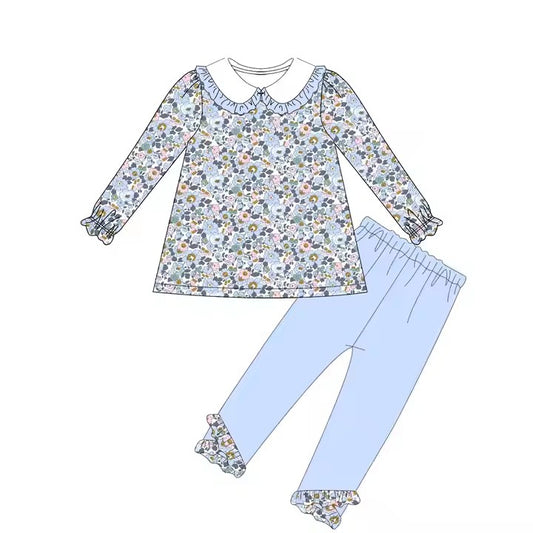 TAT 6-7 weeks MOQ 3 floral tunic legging set