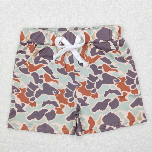 boy camo pocket shorts kids clothing