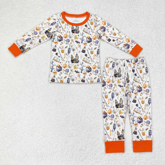 baby boy halloween pajama set