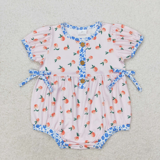 baby girl pink peach bubble