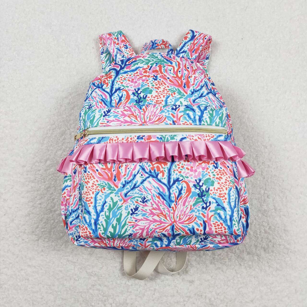 watercolor lily bag kids backpack