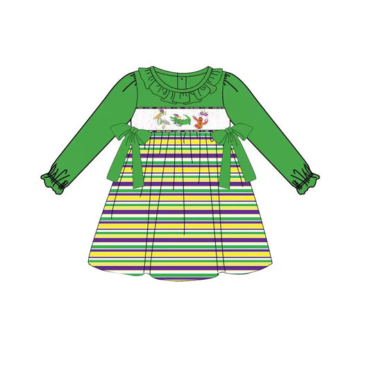 MOQ 8 TAT 6-8 weeks mardi gras dress