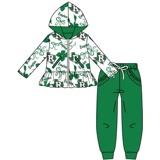 MOQ 8 TAT 6-8 weeks long sleeve texas zipper hoodie outfit