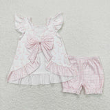 baby girl clothes  pink sailboat bloomer set
