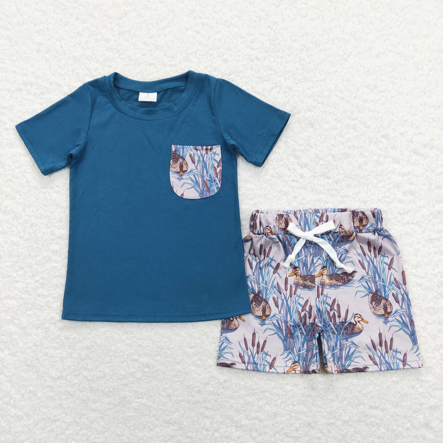 boy duck shorts set