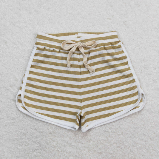 olive stripe echt mulberry shorts